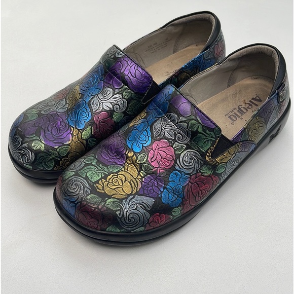 Alegria Kel-466 Colorful Leather Slip-Ons - Picture 15 of 15